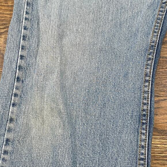 Levi's 505 Straight Fit Jeans Size 36 X 34 Cotton Denim Classic Cut Medium Wash - Picture 8 of 13